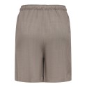 ONLY Siesta MW Pull-up Hør Shorts - Walnut