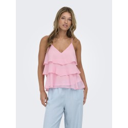 ONLY Linn Flæse Singlet - Romance Rose