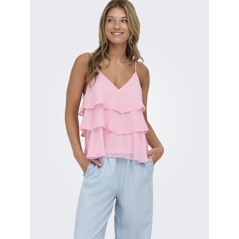 ONLY Linn Flæse Singlet - Romance Rose