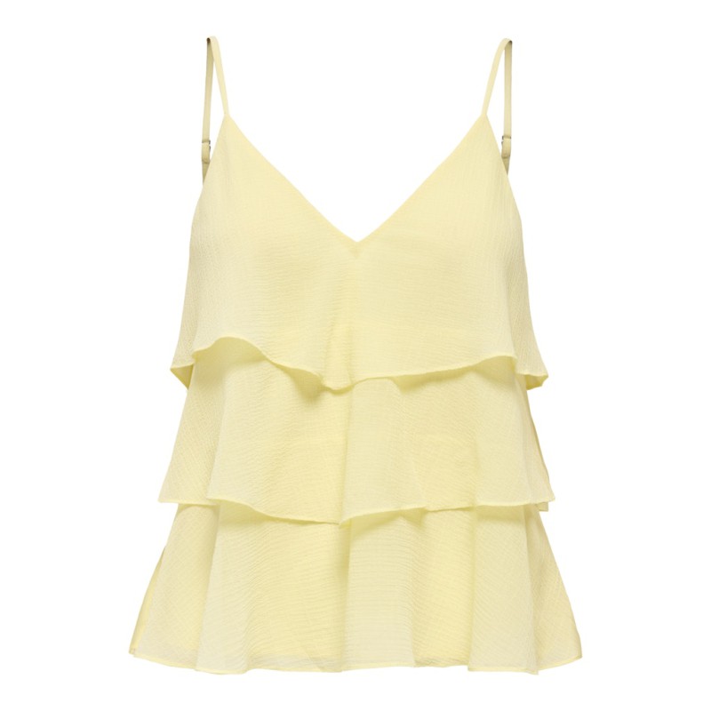 ONLY Linn Flæse Singlet - Double Cream