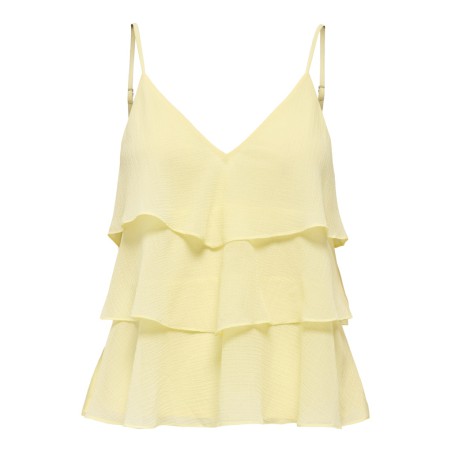 ONLY Linn Flæse Singlet - Double Cream