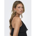 ONLY Linn Flæse Singlet - Sort