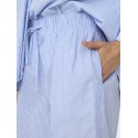 ONLY Augusta Stribet Shorts - Cloud Dancer / Blue Stripes