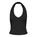 ONLY Malia S/L Halterneck Top - Sort