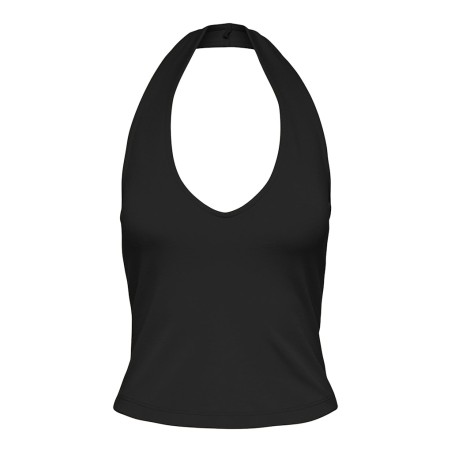 ONLY Malia S/L Halterneck Top - Sort