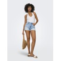 ONLY Malia S/L Halterneck Top - Bright White