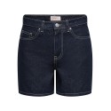 ONLY Phine Denim Shorts - Dark Blue Denim / Rinse