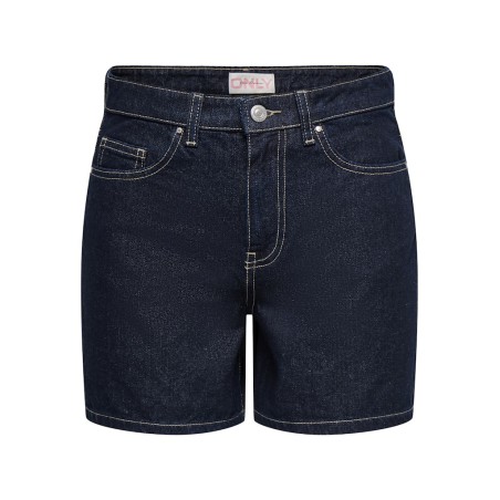 ONLY Phine Denim Shorts - Dark Blue Denim / Rinse