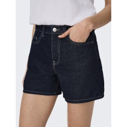 ONLY Phine Denim Shorts - Dark Blue Denim / Rinse