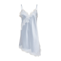 ONLY Bella Strop Satin Blonde Kjole - Niagara Mist