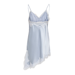 ONLY Bella Strop Satin Blonde Kjole - Niagara Mist