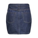 ONLY Stella Kort Denim Nederdel - Dark Blue Denim