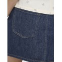 ONLY Stella Kort Denim Nederdel - Dark Blue Denim