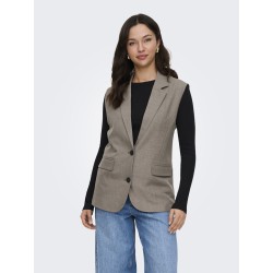 ONLY Linda Oversize Vest - Major Brown