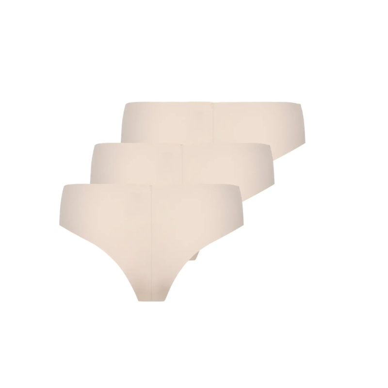 ONLY Tracy V-cut Cheeky 3-pak Trusser - Peach Taffy