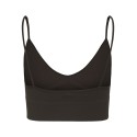 ONLY Vicky Rib Seamless Top - Seal Brown