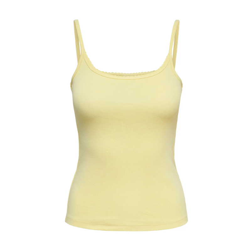 JDY Tess Singlet Top - Double Cream