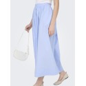 JDY Mio Højtaljede Midi Nederdel - Cashmere Blue / Cloud Dancer