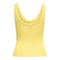 JDY Nanna Scallip Edge Strik Top - Pale Banana
