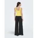 JDY Nanna Scallip Edge Strik Top - Pale Banana