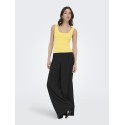JDY Nanna Scallip Edge Strik Top - Pale Banana