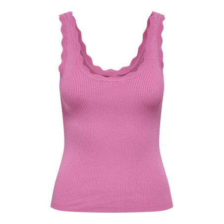 JDY Nanna Scallip Edge Strik Top - Wild Orchid