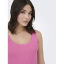 JDY Nanna Scallip Edge Strik Top - Wild Orchid