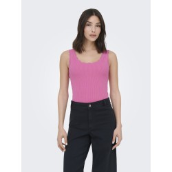 JDY Nanna Scallip Edge Strik Top - Wild Orchid