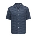 ONLY & SONS Peru Relaxed kortærmet Skjorte - China Blue