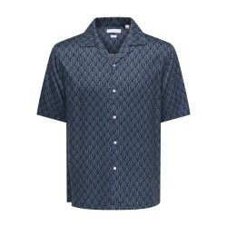 ONLY & SONS Peru Relaxed kortærmet Skjorte - China Blue
