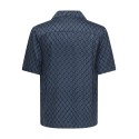 ONLY & SONS Peru Relaxed kortærmet Skjorte - China Blue