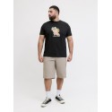 JACK & JONES Plus Cassis Skelet T-shirt - Sort