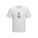 JACK & JONES Plus Cassis Skelet T-shirt - Bright White