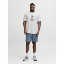 JACK & JONES Plus Cassis Skelet T-shirt - Bright White