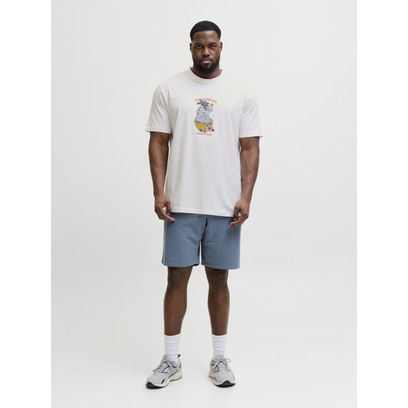 JACK & JONES Plus Cassis Skelet T-shirt - Bright White