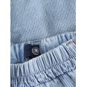 NAME IT Mini Ryan Stribet Denim Shorts - Light Blue Denim