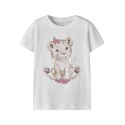 NAME IT Mini Herta Kortærmet T-shirt - Bright White