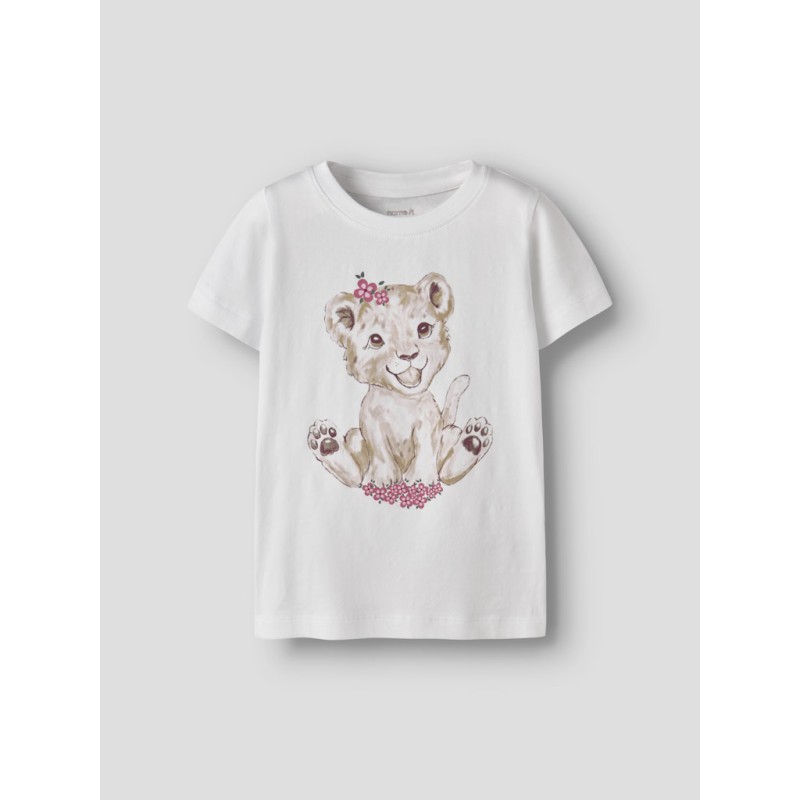 NAME IT Mini Herta Kortærmet T-shirt - Bright White