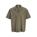 JACK & JONES Tyson kortærmet resort skjorte - Vetiver