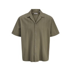 JACK & JONES Tyson kortærmet resort skjorte - Vetiver