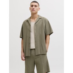 JACK & JONES Tyson kortærmet resort skjorte - Vetiver