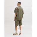 JACK & JONES Tyson kortærmet resort skjorte - Vetiver
