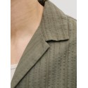 JACK & JONES Tyson kortærmet resort skjorte - Vetiver