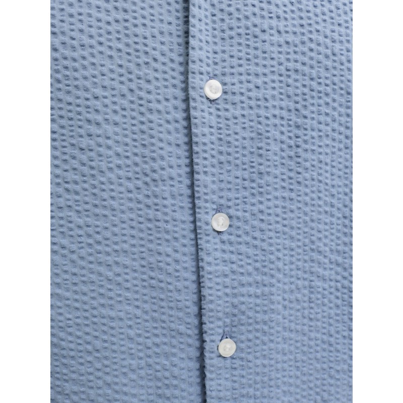 JJ REBEL Haven resort kortærmet t-shirt - Faded Denim