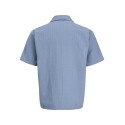 JJ REBEL Haven resort kortærmet t-shirt - Faded Denim