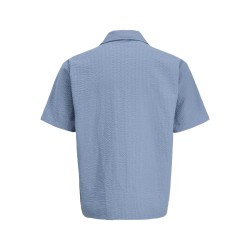 JJ REBEL Haven resort kortærmet t-shirt - Faded Denim