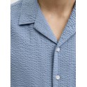 JJ REBEL Haven resort kortærmet t-shirt - Faded Denim