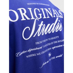 JACK & JONES Norrebro Typo T-shirt - Bluing