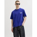 JACK & JONES Norrebro Typo T-shirt - Bluing