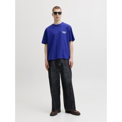 JACK & JONES Norrebro Typo T-shirt - Bluing